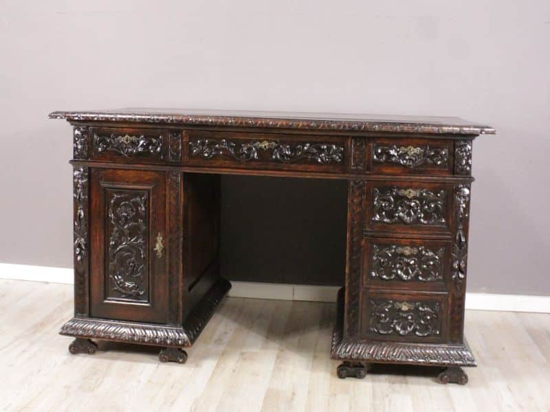 Antiker Schreibtisch Gründerzeit