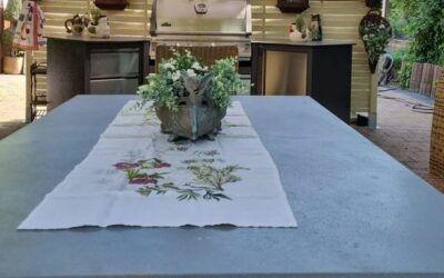 Paulines Outdoor Küche im Landhaus Look