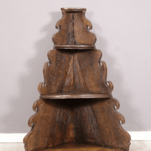 Antikes Eckregal Hängeregal Eiche