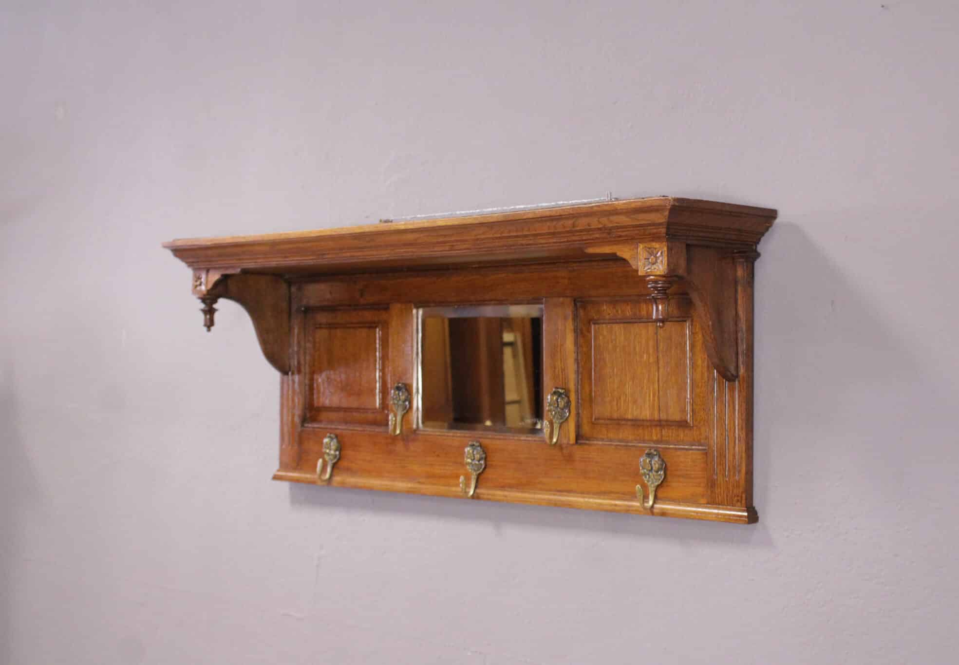 Antike Jugendstil Wandgarderobe kaufen bei Antik & Stil